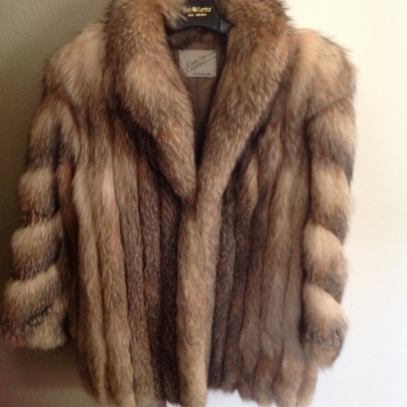 Jackets & Blazers - Crystal Fox Fur Coat